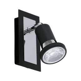 Φωτιστικό Τοίχου - Οροφής Led 94963 Black Sarria Eglo Μέταλλο