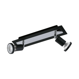 Φωτιστικό Σποτ Led 94964 Black Sarria Eglo Μέταλλο