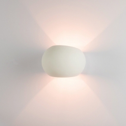 Φωτιστικό Τοίχου - Απλίκα 180028 White Γύψος