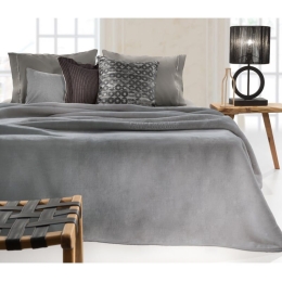 Κουβέρτα Smooth Grey Guy Laroche King Size 220x240cm Πολυέστερ