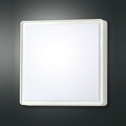 Φωτιστικό Οροφής - Τοίχου Oban 3225-65-102 White Fabas Luce Πλαστικό