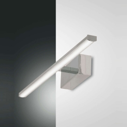 Φωτιστικό Τοίχου - Απλίκα Led Nala 3361-26-138 Chrome Fabas Luce Μέταλλο