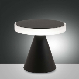 Επιτραπέζιο Φωτιστικό Led Neutra 3386-35-101 Black H. 270 Fabas Luce Μέταλλο, Μεθακρυλικό
