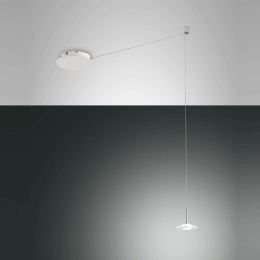 Φωτιστικό Οροφής Led Susanna 3444-41-102 White Fabas Luce Μέταλλο,Γυαλί