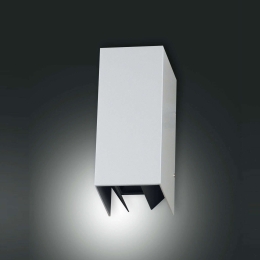 Φωτιστικό Τοίχου - Απλίκα Led Zor 6792-02-844 Silver Fabas Luce Αλουμίνιο