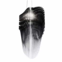 Φωτιστικό Οροφής Led Avia S Black Slamp Αλουμίνιο,Πολυπροπυλένιο