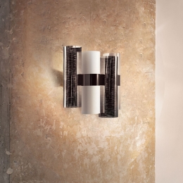 Φωτιστικό Τοίχου - Απλίκα La Lollo Pewter Slamp Αλουμίνιο,Πολυπροπυλένιο