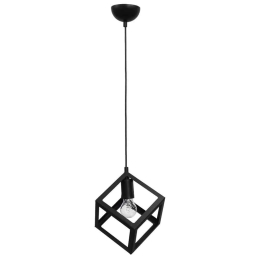 Φωτιστικό Οροφής Kyvos 1/L Black 34-0053 Heronia Μέταλλο