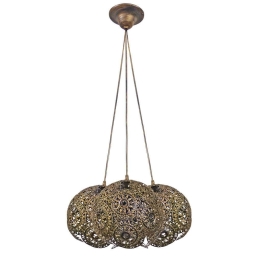 Φωτιστικό Οροφής Morocco TS 3/L Black -Bronze 34-0074 Heronia Μέταλλο