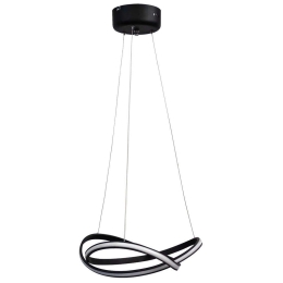 Φωτιστικό Οροφής Wave Led Black 01-0248 Heronia Μέταλλο