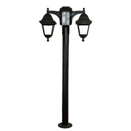 Φωτιστικό Δαπέδου LP-511ΕΒ 2/L Black 100cm 10-0166 Heronia