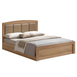 Κρεβάτι Caliber Ε7386 Sonoma Oak Υπέρδιπλo Ξύλο,Ύφασμα