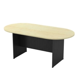Τραπέζι Συνεδρίου -Α Oval ΕΟ122,2New Dark Grey-Beech