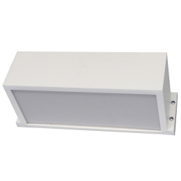 Φωτιστικό Τοίχου - Απλίκα Εξωτερικού SLP-50B White 13-0105 Heronia