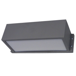 Φωτιστικό Τοίχου - Απλίκα Εξωτερικού SLP-50B Grey 13-0106 Heronia