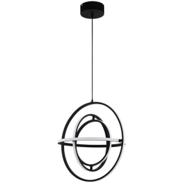 Φωτιστικό Οροφής 39893 Retornio Led Ø580 Black Eglo Μέταλλο,Αλουμίνιο