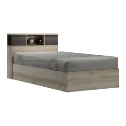 Κρεβάτι OLYMPUS pakoworld σε χρώμα castillo-toro 120x200εκ