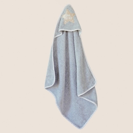 Κάπα Βρεφική Little Star Grey Melinen