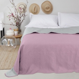 Κουβερλί Senza Apple-Grey Melinen Υπέρδιπλο Microfiber