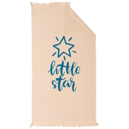 Πετσέτα Θαλάσσης Παιδική Star Beige Melinen Θαλάσσης 100% Βαμβάκι