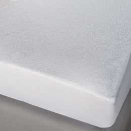 Προστατευτικό Στρώματος Αδιάβροχο White Melinen King Size 180x240cm Βαμβάκι-Πολυέστερ