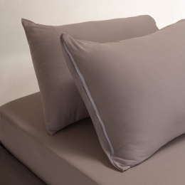 Κατωσέντονο Jersey Με Λάστιχο (Σετ 3τμχ) Grey Melinen King Size 180x225cm 100% Βαμβάκι