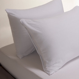 Κατωσέντονο Jersey Με Λάστιχο (Σετ 2τμχ) White Melinen Μονό 100x225cm 100% Βαμβάκι