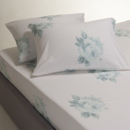 Κατωσέντονο Porchia Με Λάστιχο (Σετ 3τμχ) Aqua Melinen King Size 180x232cm 100% Βαμβάκι