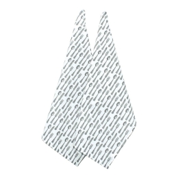 Πετσέτες Κουζίνας Edmonde (Σετ 2τμχ) White Melinen 45x65cm 100% Βαμβάκι