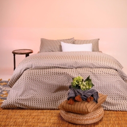 Σεντόνια Φανελένια Alto Με Λάστιχο (Σετ 4τμχ) Beige Melinen Υπέρδιπλο 160x230cm 100% Βαμβακερή Φανέλα