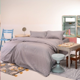 Παπλωματοθήκη Φανελένια Alto Grey Melinen Υπέρδιπλο 225x245cm 100% Βαμβακερή Φανέλα
