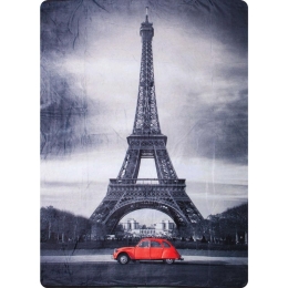 Borea Κουβέρτα 3D Eiffel Καναπέ 130 x 160 cm Γκρι