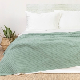 Borea Κουβέρτα Πικέ Waffle Μονή 160 x 260 cm Βεραμάν