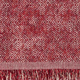 Borea Ριχτάρι Σενίλ Τριθέσιο Gemma 180 x 300 cm Μπορντώ