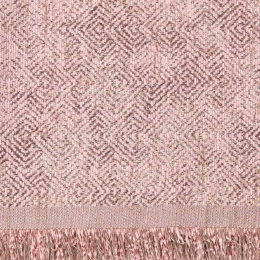 Borea Ριχτάρι Σενίλ Τετραθέσιο Gemma 180 x 350 cm Ροζέ
