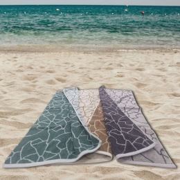 Borea Πετσέτα Θαλάσσης Stone 450gsm 86 x 160 cm Μπεζ