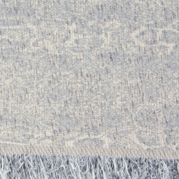 Borea Ριχτάρι Σενίλ Πολυθρόνας Snakeskin 180 x 180 cm Γκρι