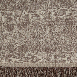 Borea Ριχτάρι Σενίλ Πολυθρόνας Snakeskin 180 x 180 cm Καφέ
