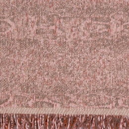 Borea Ριχτάρι Σενίλ Πολυθρόνας Snakeskin 180 x 180 cm Ροζέ