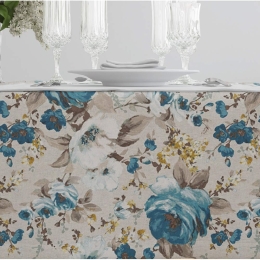 Borea Τραπεζομάντηλο Ashley Μπλε 140 x 260 cm Μπλε