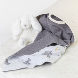 Borea Κουβέρτα Αγκαλιάς Bunny 80 x 110 cm Ροζέ
