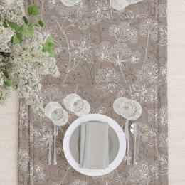 Borea Τραπεζομάντηλο Dandelion Μπεζ 140 x 260 cm Μπεζ