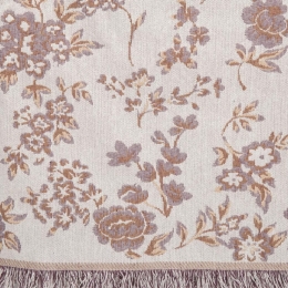 Borea Ριχτάρι Βαμβακερό Τριθέσιο Margo 180 x 300 cm Μωβ