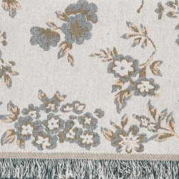 Borea Ριχτάρι Βαμβακερό Τριθέσιο Margo 180 x 300 cm Πετρόλ