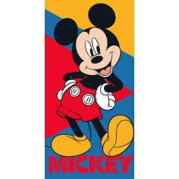 Borea Πετσέτα Θαλάσσης Microfiber Mickey 70 x 140 cm Μπλε