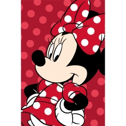 Borea Κουβέρτα Flannel Minnie Red 100 x 150 cm Κόκκινο