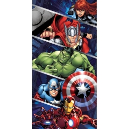 Borea Πετσέτα Θαλάσσης Microfiber Avengers 70 x 140 cm Μπλε