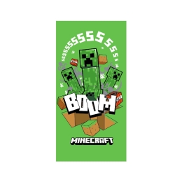 Borea Πετσέτα Θαλάσσης Microfiber Minecraft 70 x 140 cm Πράσινο