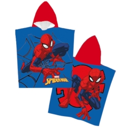 Borea Παιδικό Πόντσο Microfiber Spiderman 55 x 110 cm Μπλε