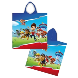 Borea Παιδικό Πόντσο Microfiber Paw Patrol Chase 55 x 110 cm Μπλε